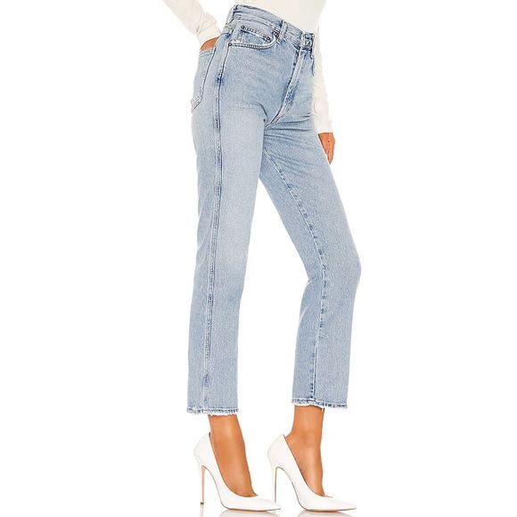 AGOLDE Pinch Waist High Rise Kick In Riptide Size 28 - Picture 2 of 10